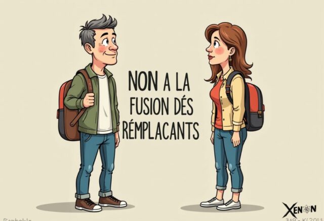 Non a la fusion des remplaçants du premier degré